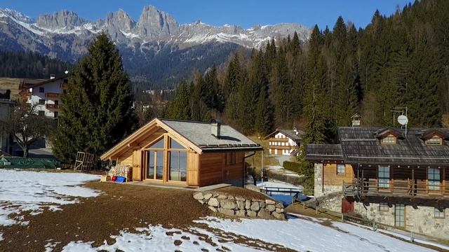 Chalet Falcade - nuova costruzione in legno X-Lam House Dolomiti смотреть онлайн