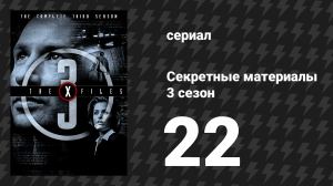Секретные материалы 3 сезон 22 серия «Трясина» (сериал, 1993-2018)