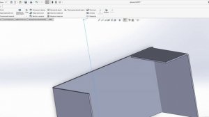 SOLIDWORKS. Листовой металл. Кромка под углом