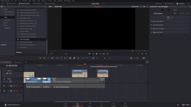 Davinci Resolve Tutorial 116 how to work with Fusion Titles lower third Presets смотреть онлайн