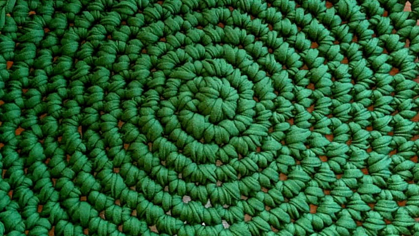 Самый ровный круглый коврик крючком смотреть онлайн