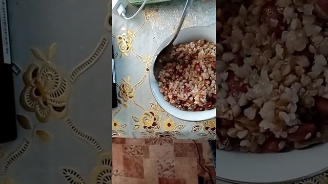 гречка с фасолью и грибами. смотреть онлайн
