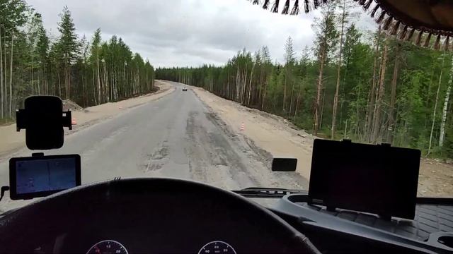 Дальнобой по России) Рейс на Кандалакшу) Заменил амортики) смотреть онлайн