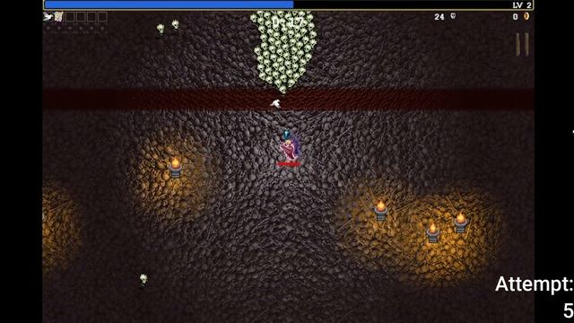 When 1HP TOASTIE Enters The Bone Zone in Vampire Survivors смотреть онлайн