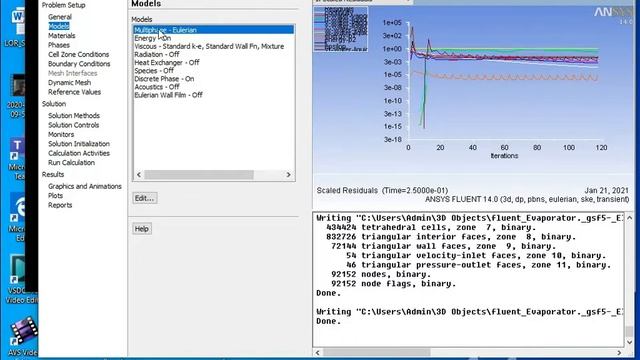 Ansys Fluent Eulerian Multi phase Model Tutorial Part 2 смотреть онлайн