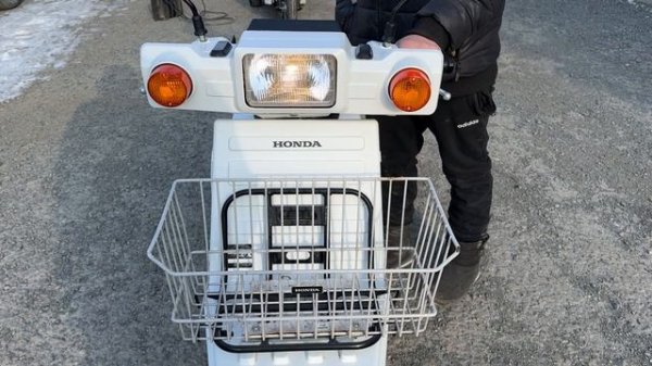 Видео запуска Honda GYRO X 50