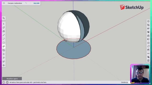 SketchUp: Construindo cone e esfera смотреть онлайн