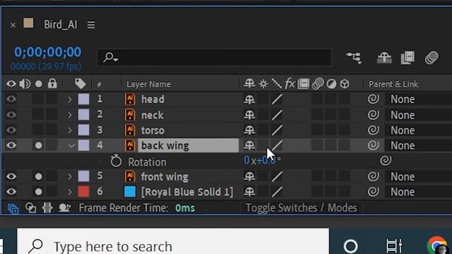 Animating a bird flying using Expressions in After Effects смотреть онлайн