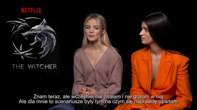 WIEDŹMIN: Ciri (Freya Allan) i Yennefer (Anya Chalotra) o presji, książce i trudnych scenach смотреть онлайн