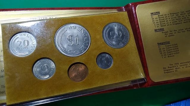 Набор монет Сингапура 1976г смотреть онлайн
