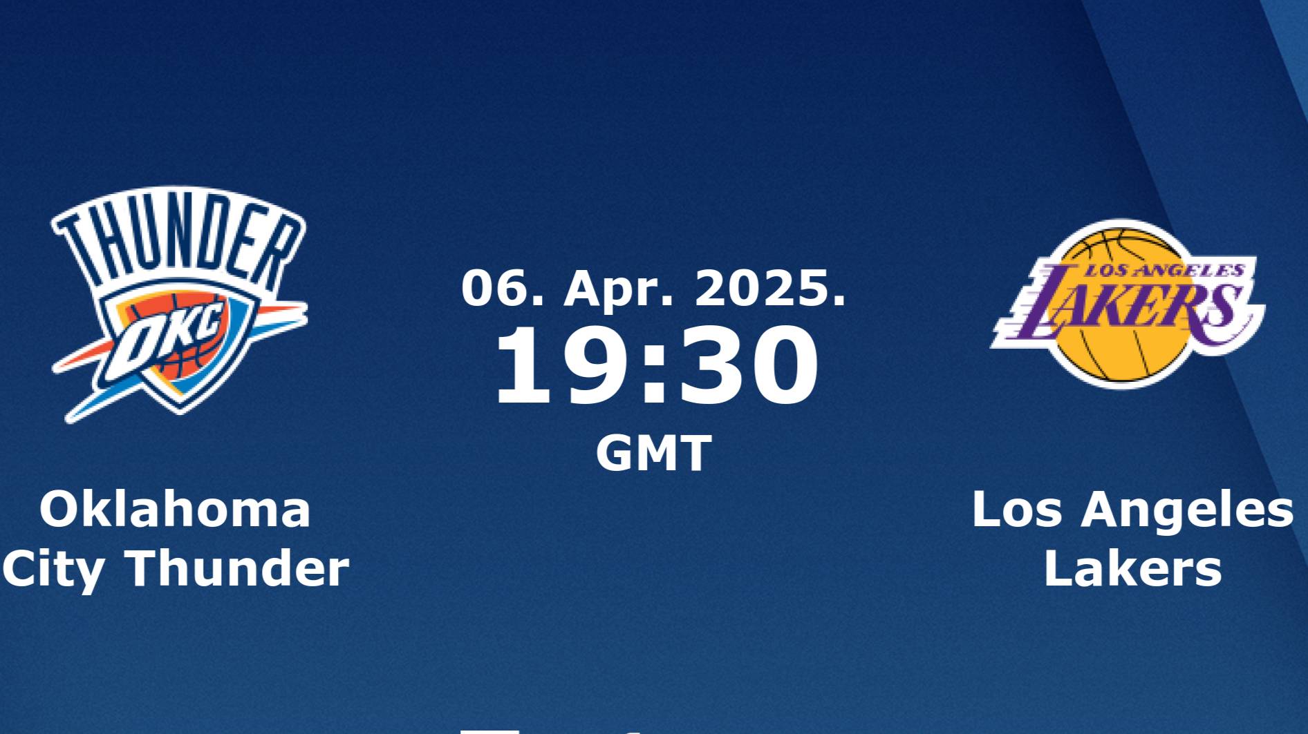 06.04.2025 | Оклахома-Сити Тандер — Лос-Анджелес Лейкерс | Thunder At Lakers