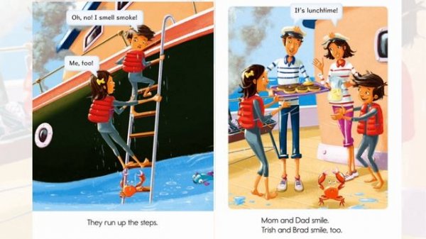 Oxford Phonics World Readers - Level 4 - On a Ship - story