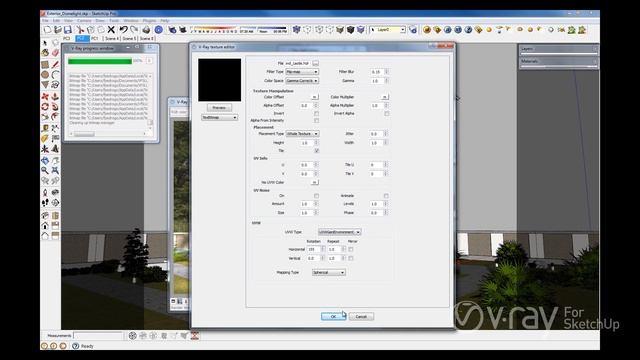 V-Ray 2.0 for SketchUp - Dome Light смотреть онлайн