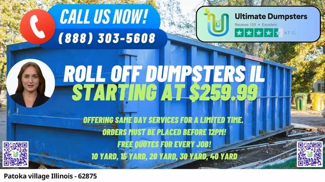 Patoka Village Illinois - Same Day Dumpster Rentals Starting $259.99 смотреть онлайн