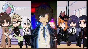 || Реакция БСД на Дазая Осаму || 𝐁𝐮𝐧𝐠𝐨𝐮 𝐒𝐭𝐫𝐚𝐲 𝐃𝐨𝐠𝐬 || 𝚋𝚢 𝚃𝚘𝚍𝚊𝚖𝚒 ||