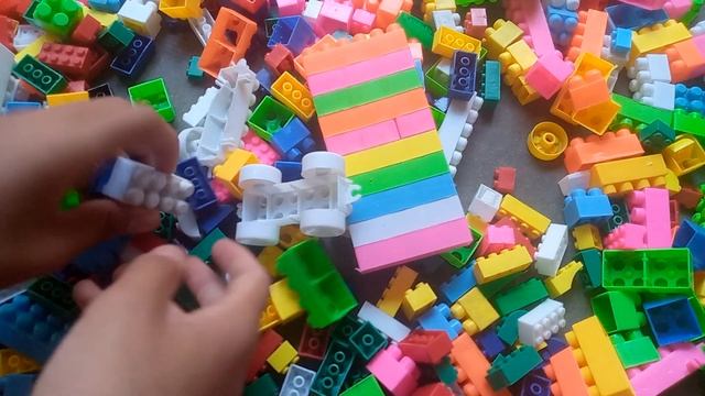 Diy building block||Asmr block|| miniature Color full||kids block смотреть онлайн