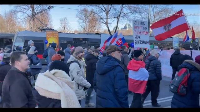 ДЕМОНСТРАЦИИ В ВЕНЕ. АВСТРИЯ 🇦🇹 смотреть онлайн