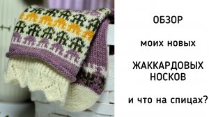 Конструктор вязаных носков. Про жаккард, мои готовые работы. Что на спицах