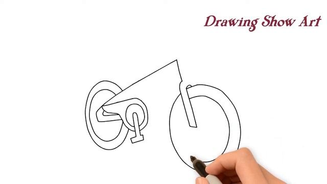 How to draw bike easy step by step смотреть онлайн