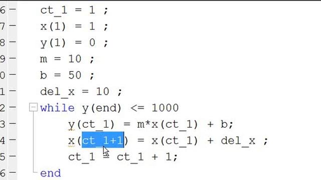 MATLAB While Loop Part 1