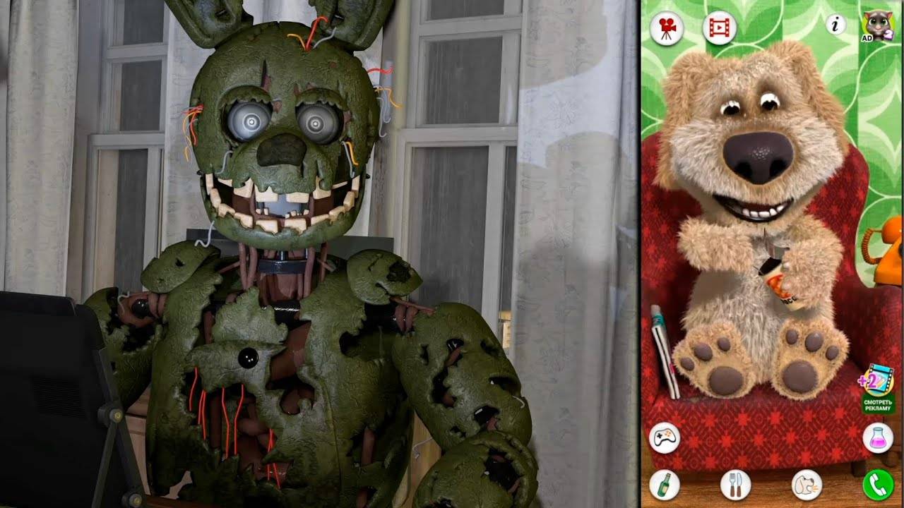 [FNAF SFM] Говорящий Бен жестко троллит Спрингтрапа смотреть онлайн