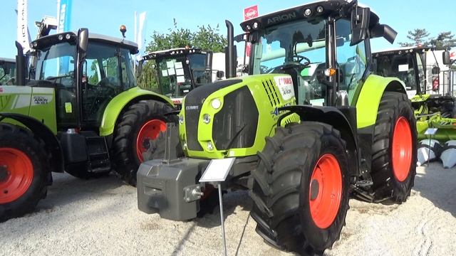 CLAAS ARION 550 Tractor walkaround смотреть онлайн