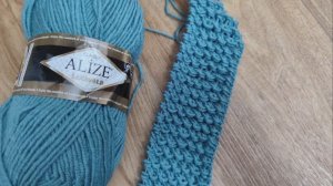 Новинка!!! Супер объёмный узор спицами. Всего 2 ряда.