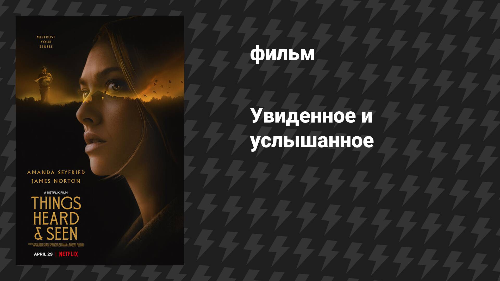 Увиденное и услышанное (фильм, 2021)