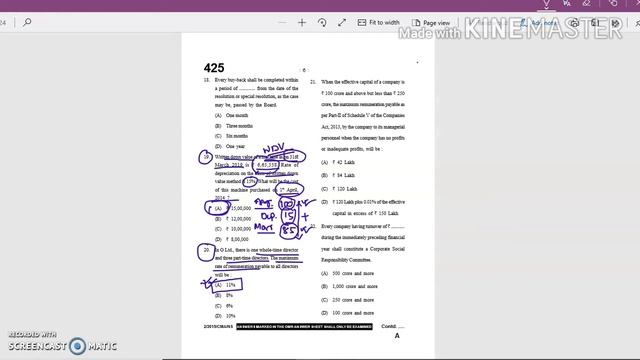 SUGGESTED ANSWERS || PART 4 || CS EXECUTIVE NEW SYLLABUS || DECEMBER 2019 EXAM || CORPORATE ACCOUNT