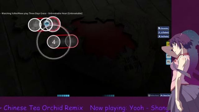 Three Days Grace - Unbreakable Heart (osu!) смотреть онлайн