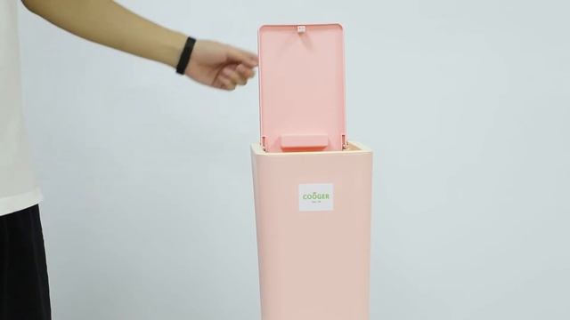 COOGER Tempat Sampah Tertutup Multifungsi Ruang Tamu 12 L смотреть онлайн