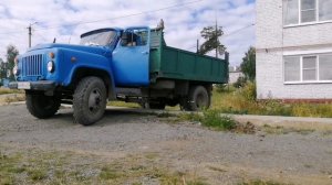 Газ 53 в работе.