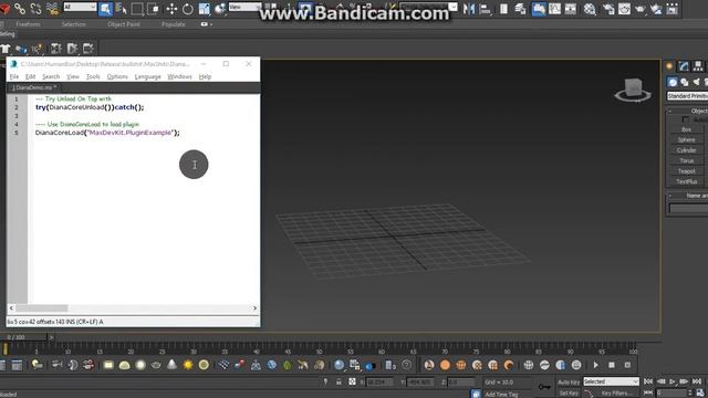 MaxDevKit Diana for 3ds max Demo Video смотреть онлайн