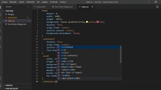 Neşet Ertaş Eşliğinde - CSS Hover And Filter