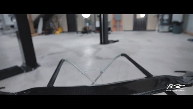 RSC Corvette C8 Carbon Fiber GT Front Splitter Installation смотреть онлайн