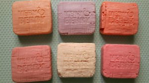 Резка кубиков на квадратном мыле АСМР