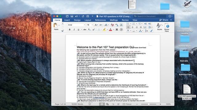 Opening And Editing PDF In Word (MAC)