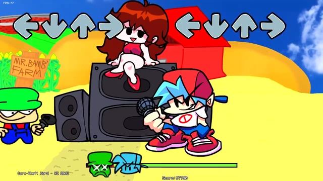 Friday Night Funkin vs Dave (Dave & Bambi) Beta 2 (gameplay) смотреть онлайн