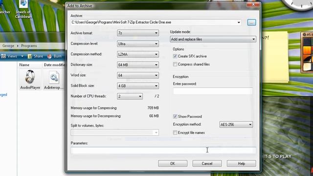 How to make an exe file with 7 Zip смотреть онлайн