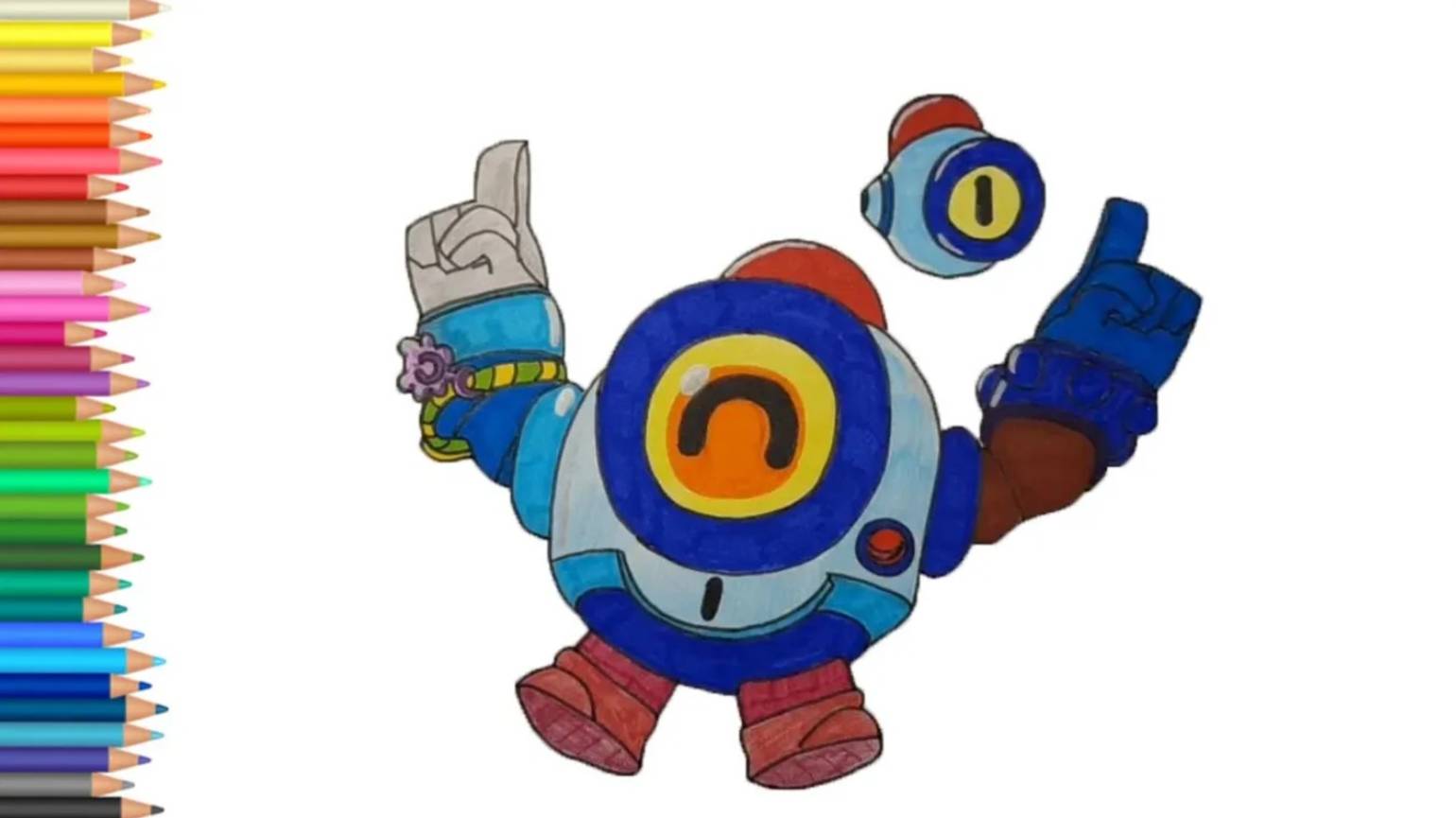 Как нарисовать НАНИ из Бравл Старс ⭐ смотреть онлайн