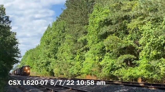 5 trains on the Aberdeen Subdivision in Apex NC смотреть онлайн