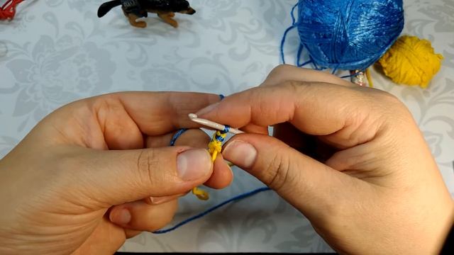 Шнур - жгут крючком двухсторонний смотреть онлайн