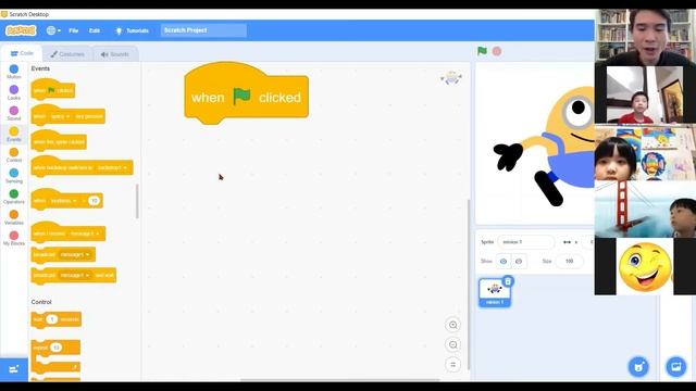 Scratch Workshop 101 - Minion Animation