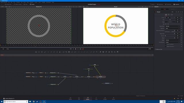 Create Simple Infographic In Fusion | Davinci Resolve
