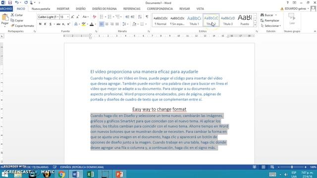 Convertir De Word A Powerpoint, Y Pdf A Word (sin Programas)