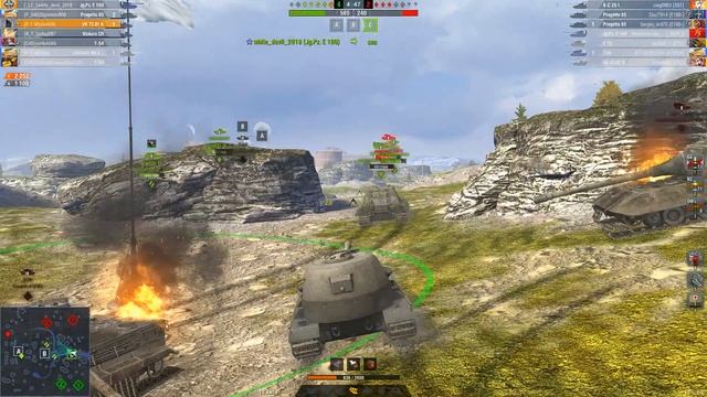 Реплей World of Tanks Blitz №41. VK 72 01 K смотреть онлайн