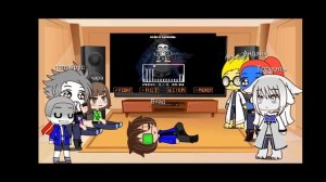 реакция андертейл на песню Bad time trio