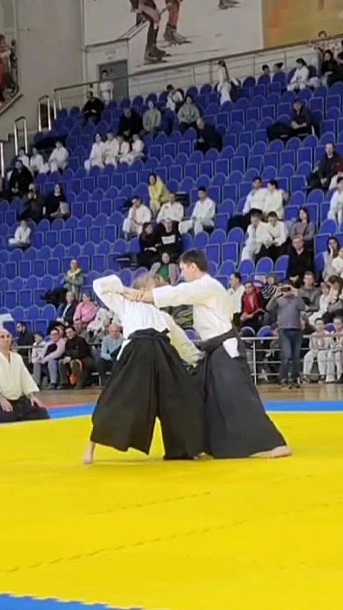 Моё выступление на Фестивале: демонстрация техники айкидо тэнчи наге, 06.04.2025