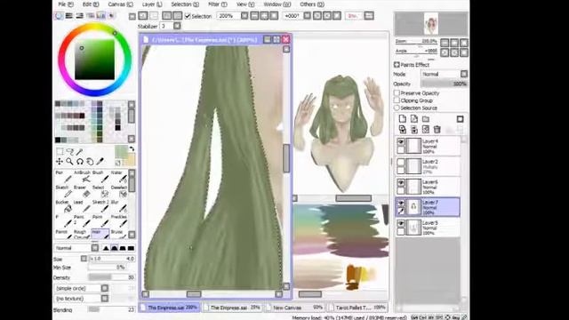 Tarot Cards Speed Paint: 3. The Empress смотреть онлайн