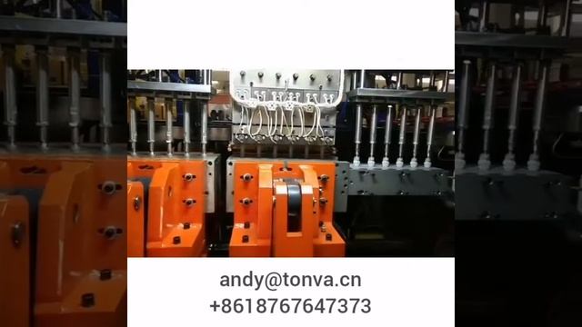 Litchi Bottle Six Cavity Extrusion Blow Molding Machine смотреть онлайн